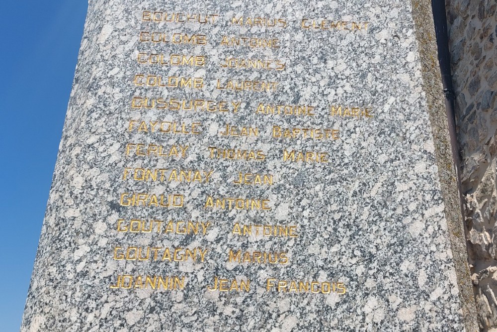 Oorlogsmonument Fontanes #5
