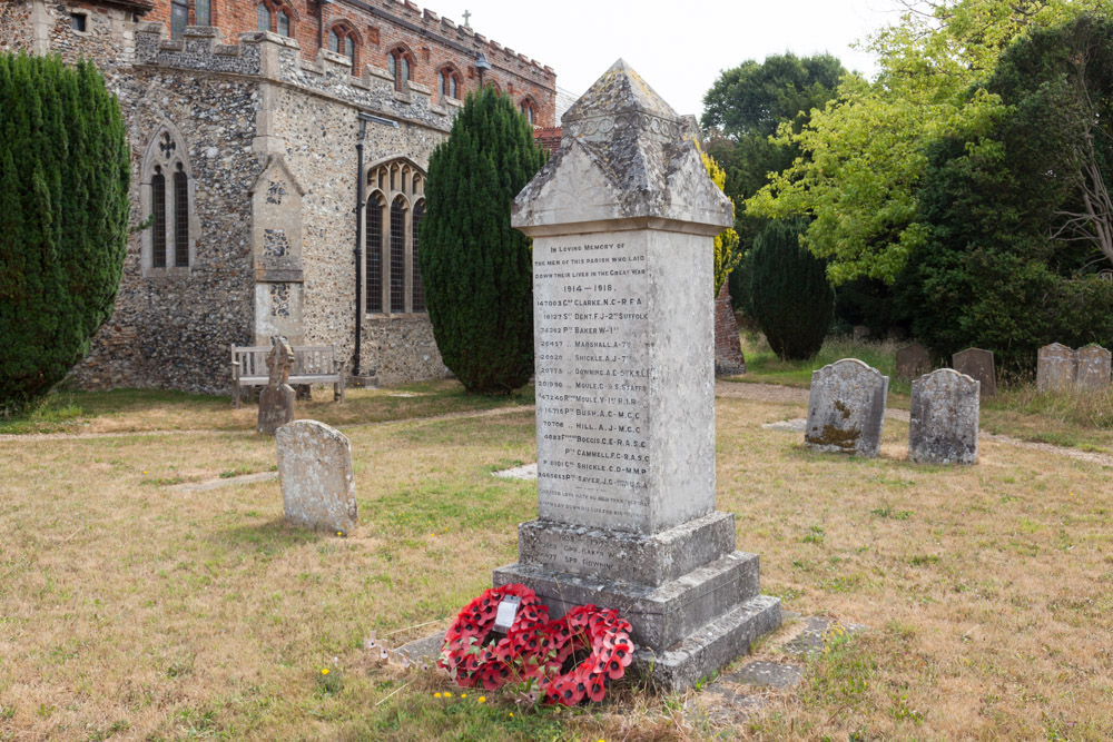 Oorlogsmonument Hopton #1