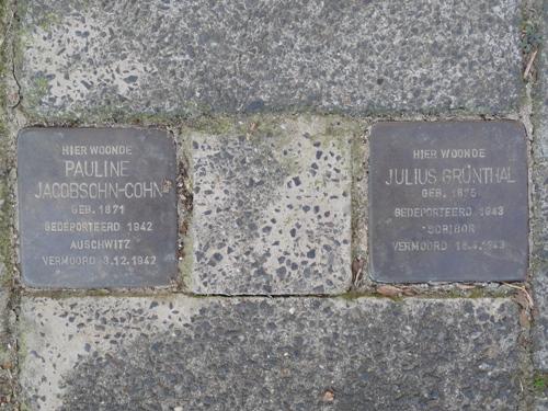 Stolpersteine Daguerrestraat 16