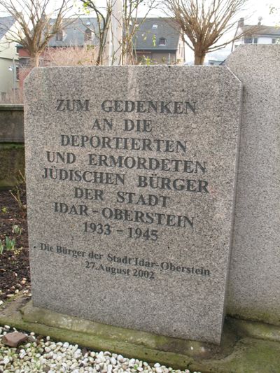 Jewish Memorial Idar-Oberstein #2