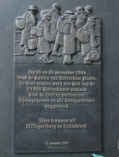 Memorial Razzia of Rotterdam RET-Depot #5