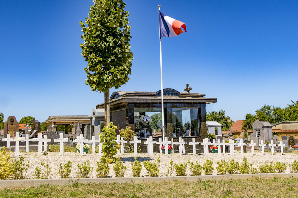 French War Graves Cemetery Dom-le-Mesnil