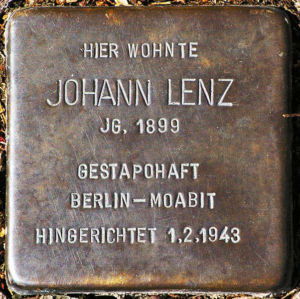 Stolperstein Hackenbuch 4 #1