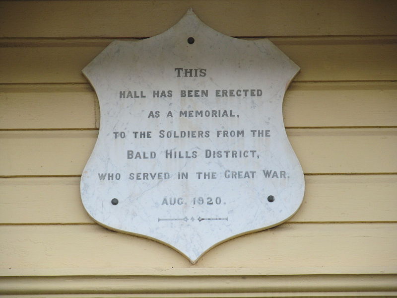 War Memorial Hall Bald Hills #2