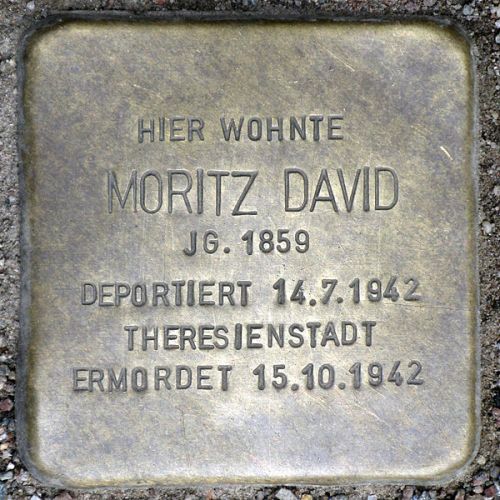 Stolpersteine Schulzestraße 15 #1