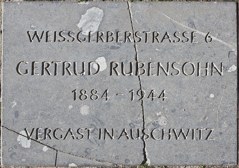Memorial Stones Weigerberstrae 6 #2