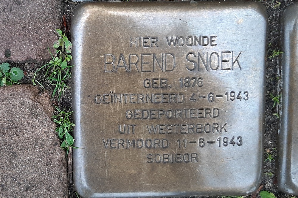 Stolpersteine Zandhoek 12 hs #2