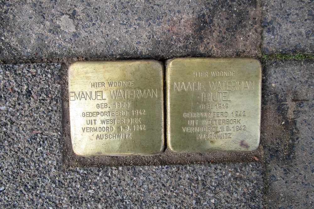 Stolpersteine Burgemeester Hofmanplein 61A / 61B #2