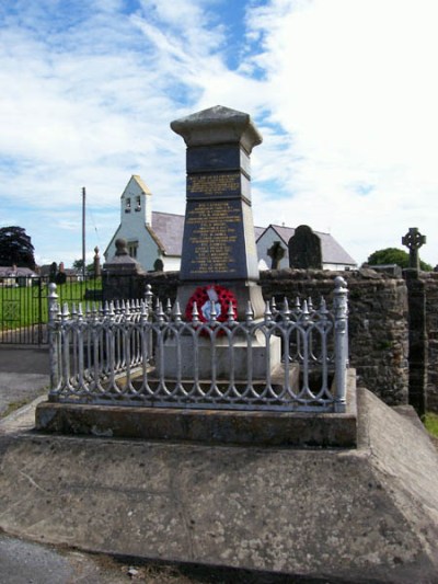 Oorlogsmonument Llansadwrn