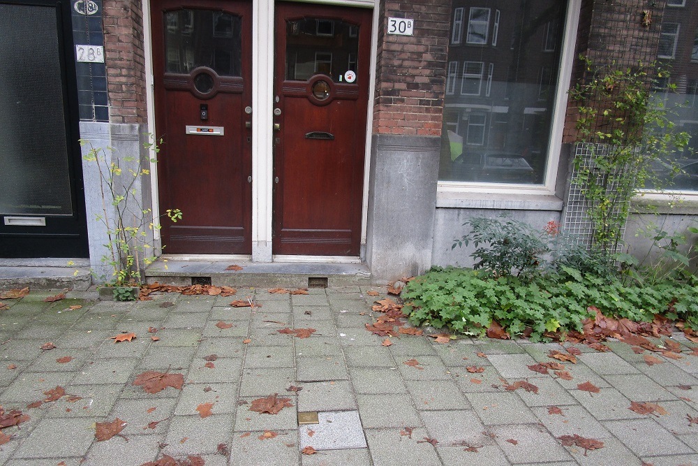 Stumbling Stone Graaf Florisstraat 30b #2