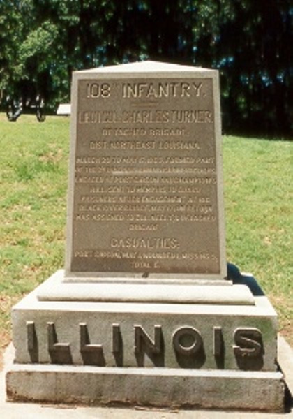 108th Illinois Infantry (Union) Monument #1