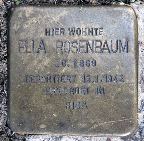 Stolpersteine Uhlandstrae 182 #3