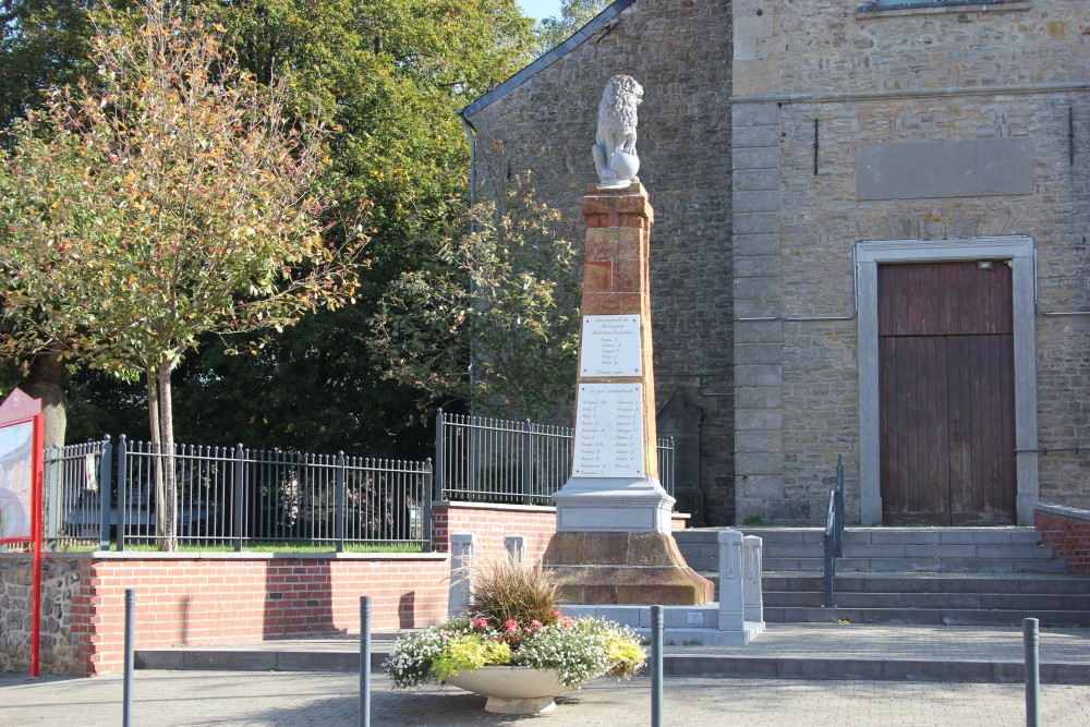 Oorlogsmonument Mvergnies