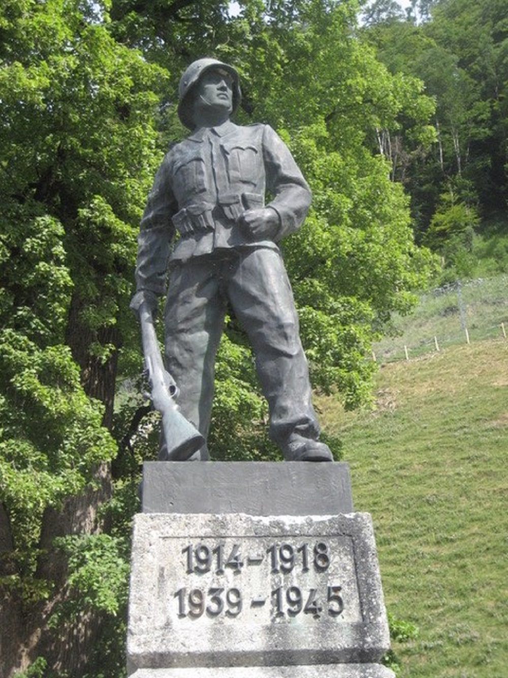 Monument To The Dead And Missing From WWI And WWII Schoppernau #2