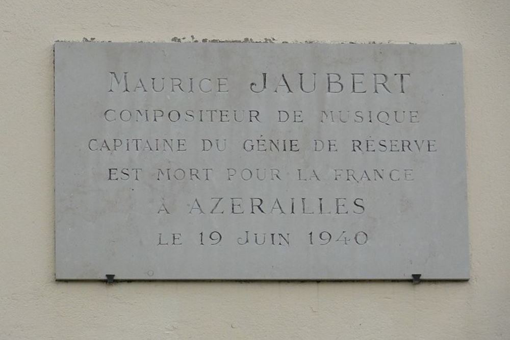 Gedenkteken Maurice Jaubert