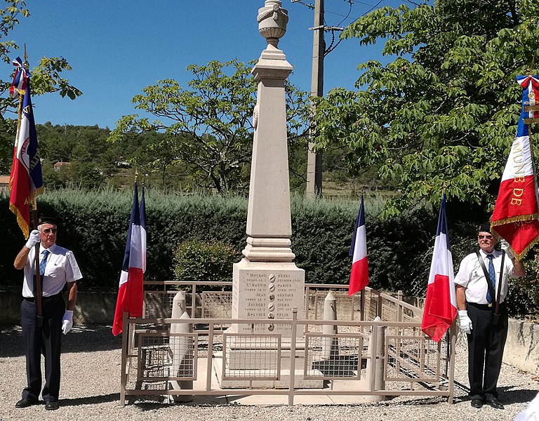 Monument Eerste Wereldoorlog Montmeyan #1