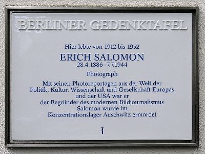 Gedenkteken Erich Salomon #1