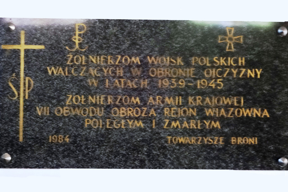 Plaque Polish Armed Forces 1939-1945 #1