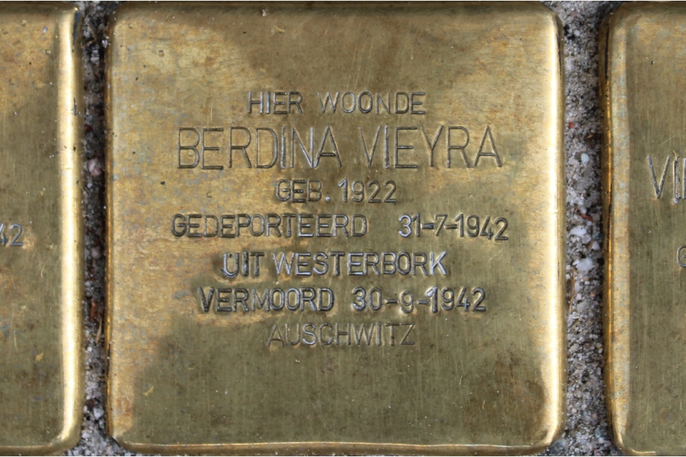 Stolpersteine Hofmeyrstraat 11 #3