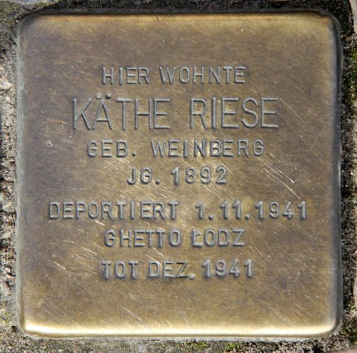 Stolpersteine Winsstraße 40