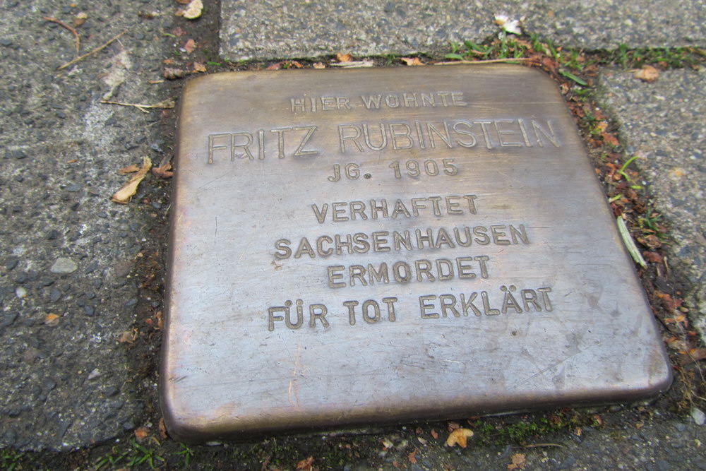 Stolpersteine Steinkopfstrae 62