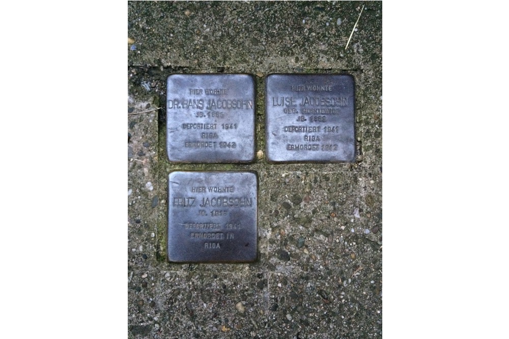 Stolpersteine Pfizerstrae 19 #1