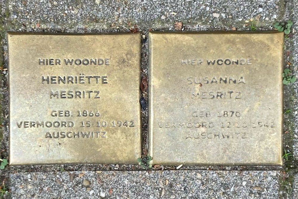 Remembrance Stones Emmastraat 22 #1