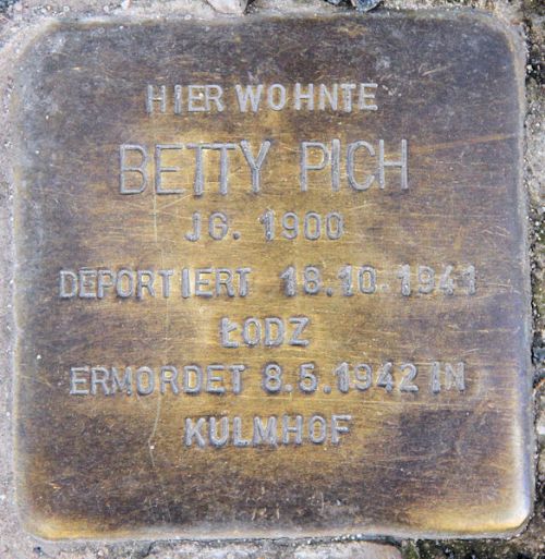 Stolpersteine Pestalozzistraße 99a #2