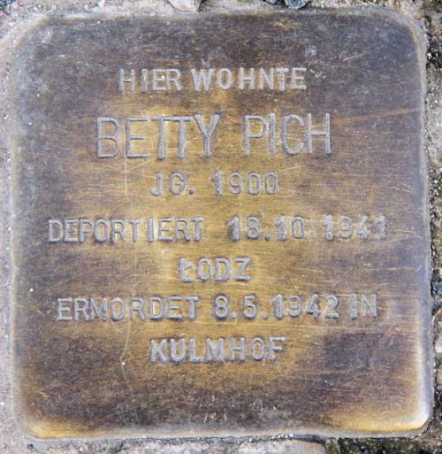 Stolpersteine Pestalozzistrae 99a #2