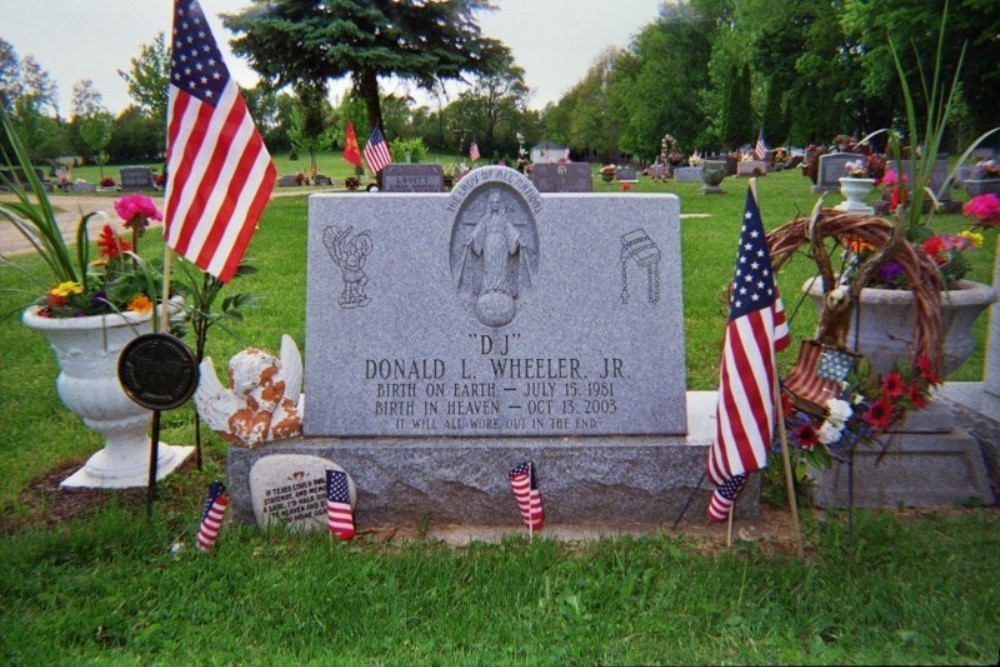 American War Grave Maple Grove Cemetery