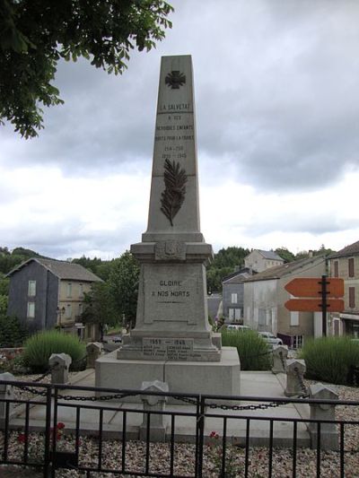 Oorlogsmonument La Salvetat-sur-Agout