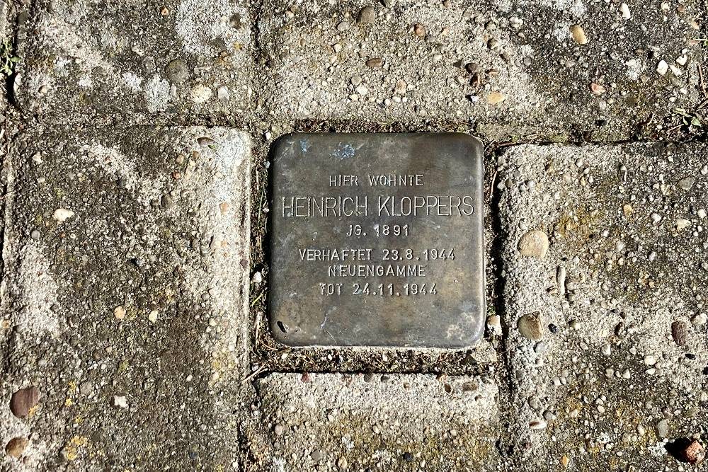 Stumbling Stone Heinrich-Kloppers-Straße 1-3