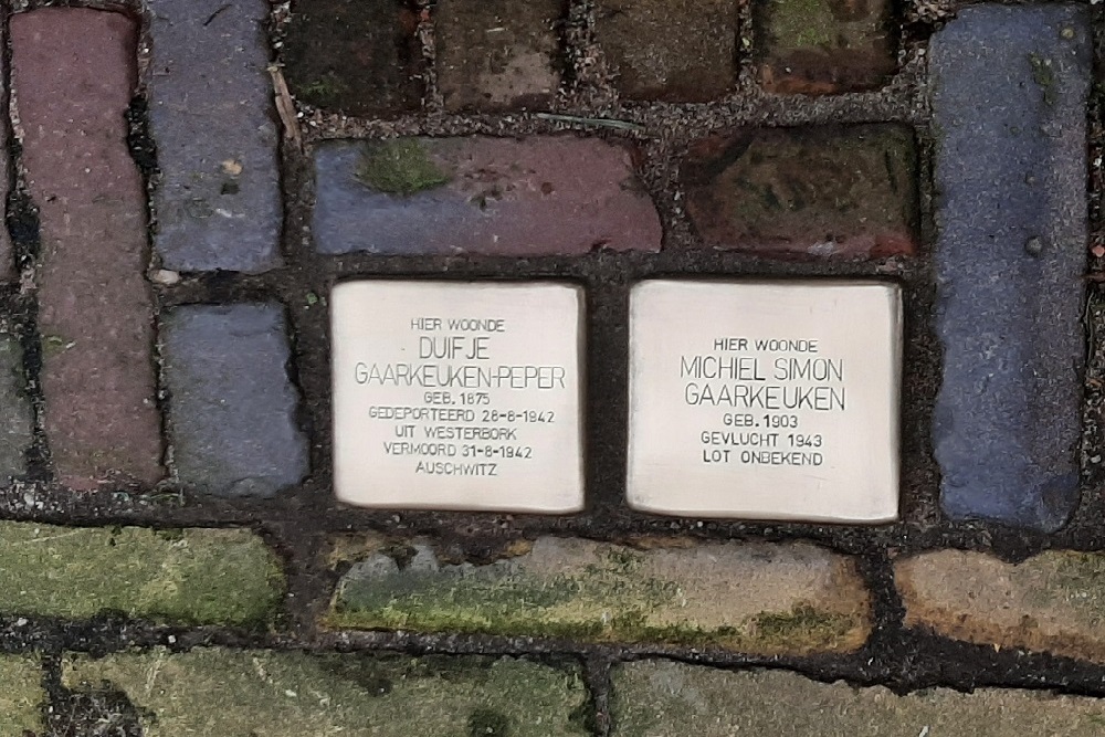 Stolpersteine Oude Raamstraat 11 #1