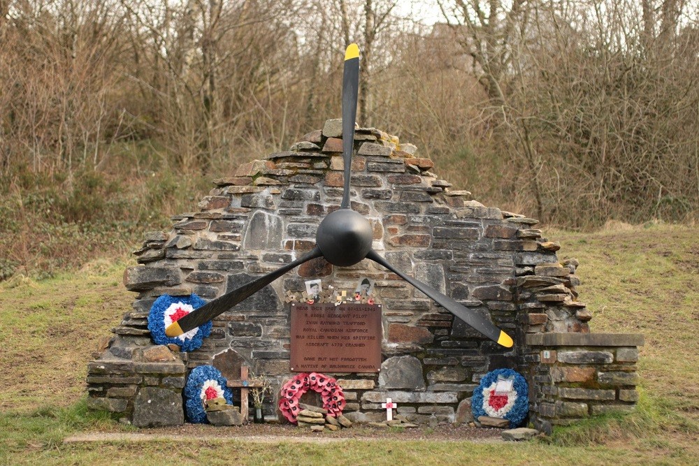 Monument Crash Location Ivan Raymond Trafford