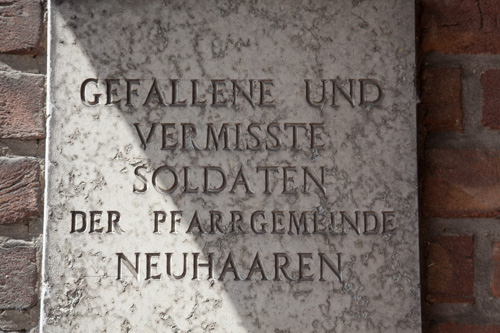 Oorlogsmonument Parochie van Neuhaaren #2