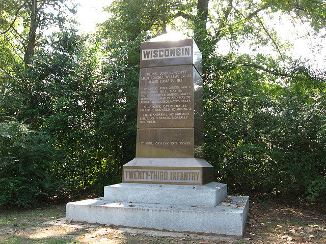 23rd Wisconsin Infantry Monument #1