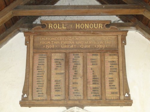 Oorlogsmonument St Mary Magdalen Church Mulbarton #2