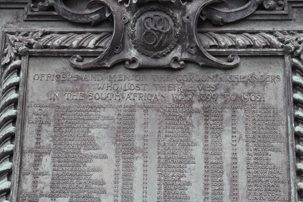 Monument Boerenoorlog Gordon Highlanders #3