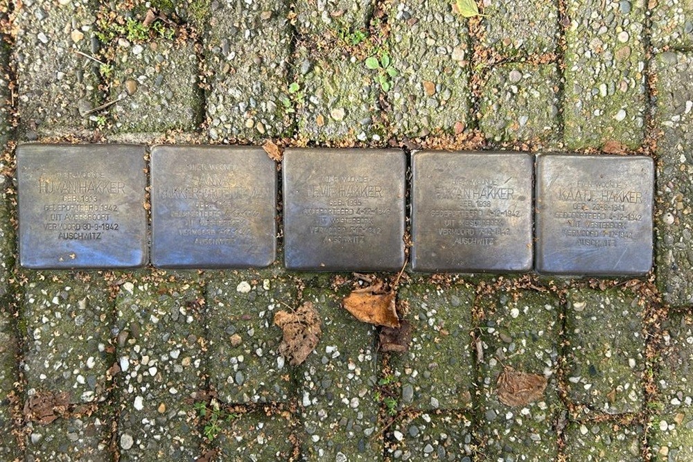 Stolpersteine Zanddwarsstraat 26 II #1