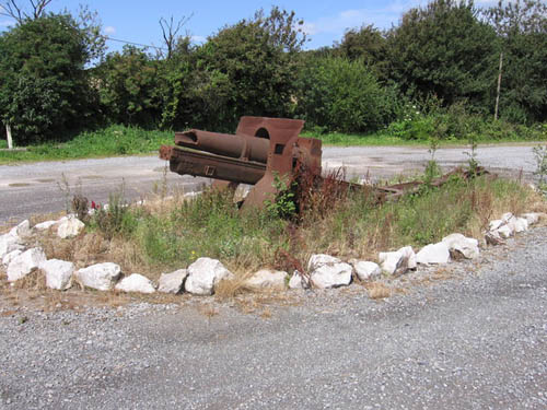 Remains 155 mm C17S Field Howitzer Mimoyecques #1