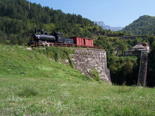 Opgeblazen Brug & Partizanetrein Jablanica #2