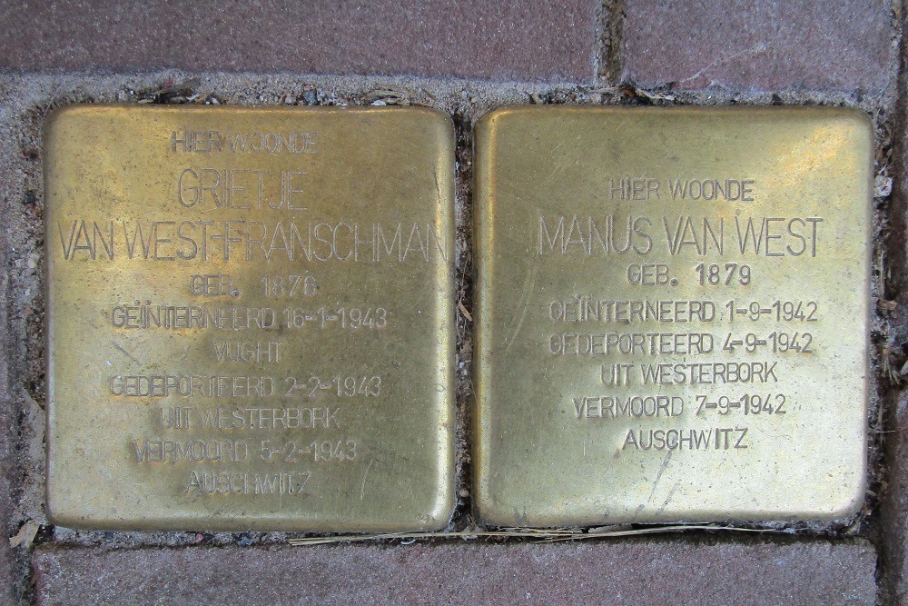 Stolpersteine Nieuwe Kerkstraat 17