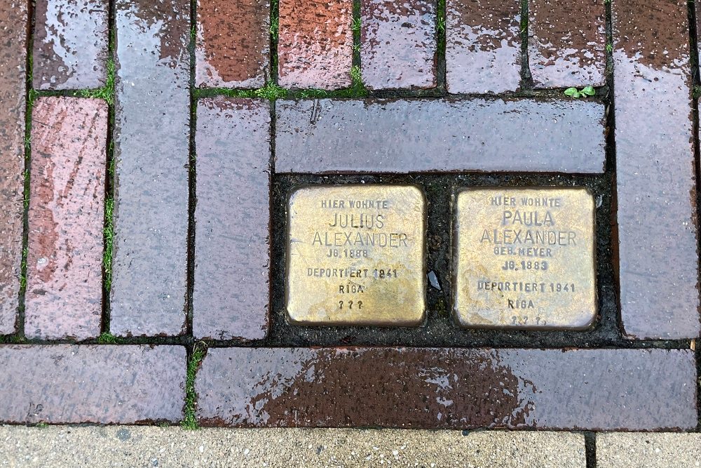 Stumbling Stones Hasestraße 3