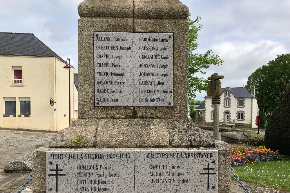 Oorlogsmonument Saint-Gerand-Croixanvec #3