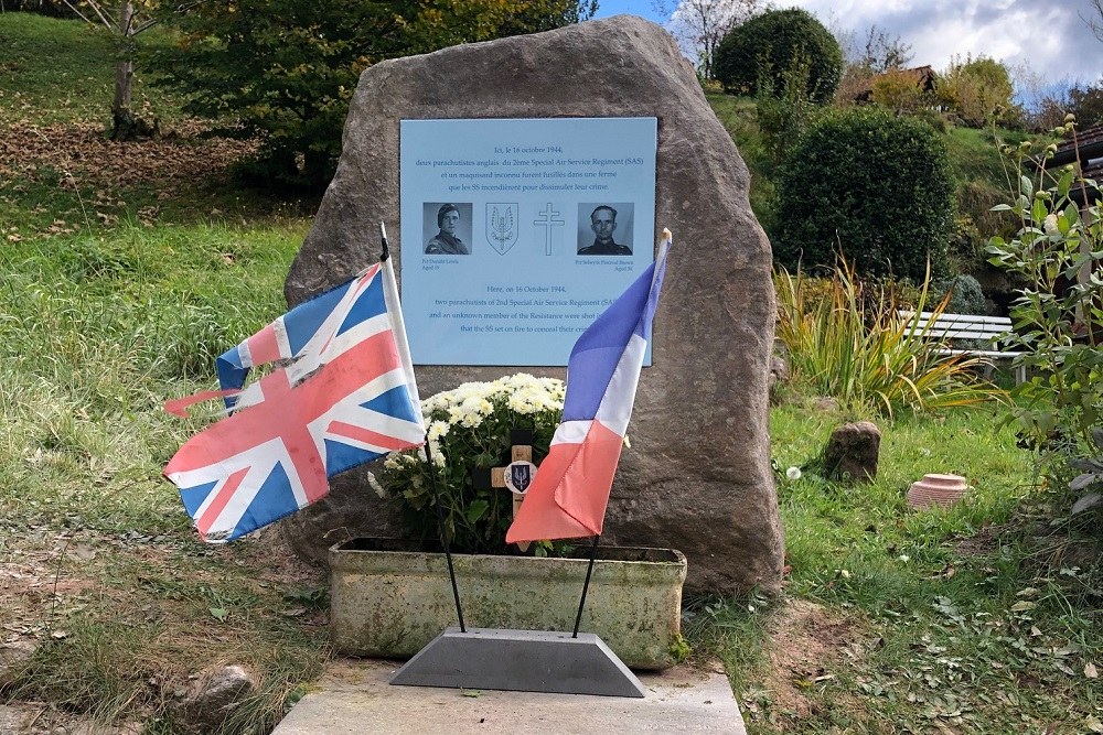 Memorial Stone Pct Donald Lewis and Pct Selwyn Percival Brown #1