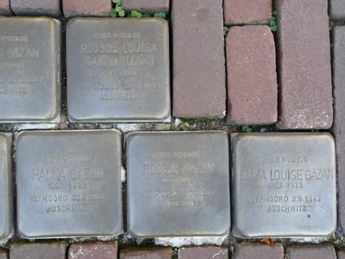 Stolpersteine Nobelstraat 10 #3