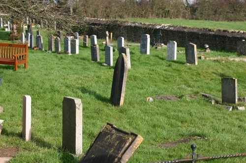 Oorlogsgraf van het Gemenebest Rodden Churchyard Extension