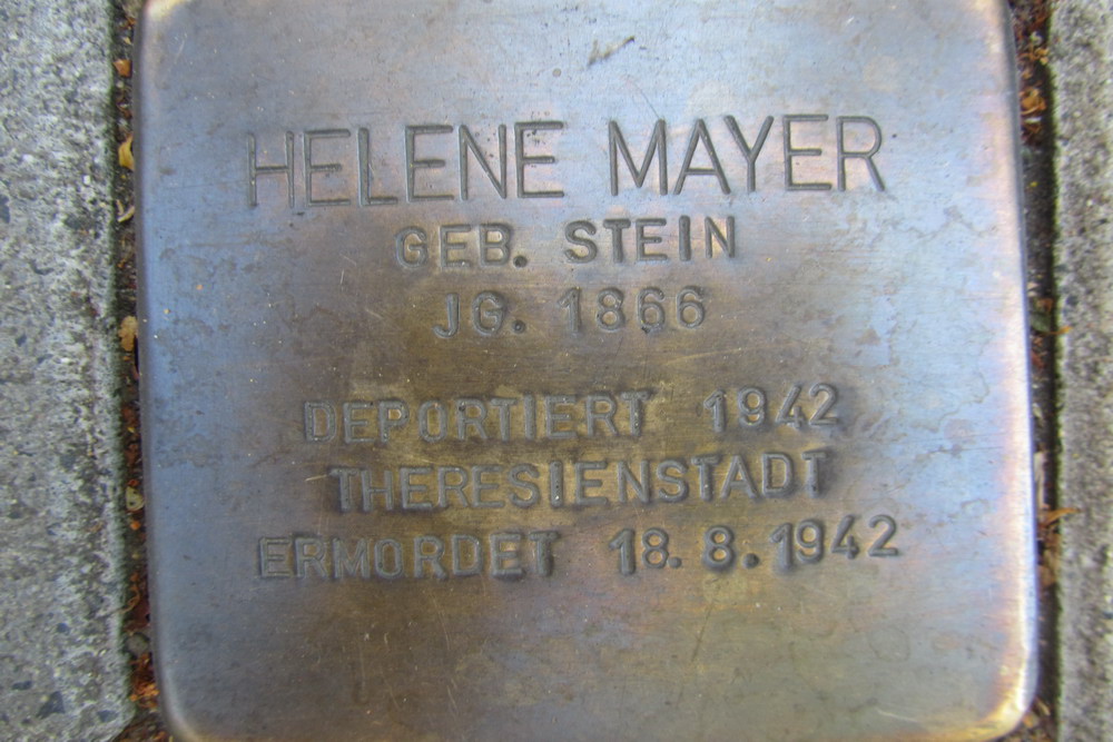 Stolpersteine Stadtwaldgürtel 6 #3