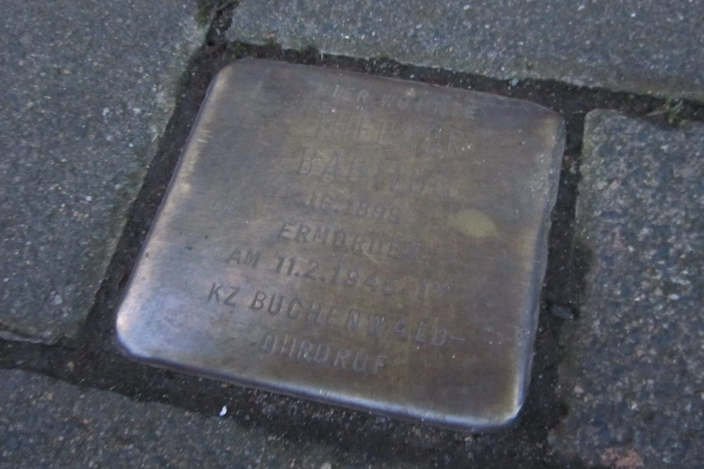 Stumbling Stone Alarichstraße 28 #1