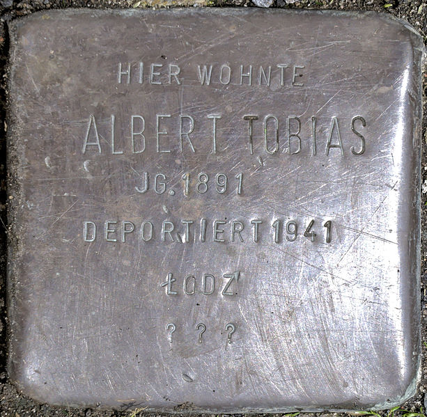 Stumbling Stone Menzelstraße 15